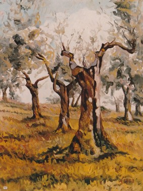olivi in ciociaria dipinto da giacomo lisia